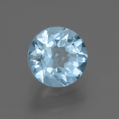 Topacio Azul Cielo natural de 2.23 ct, Redondo, VS