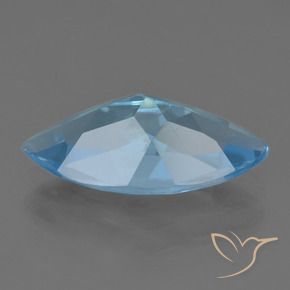 Topacio Azul Suizo natural de 3.66 ct, Marquesa, VS
