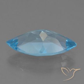 Topacio Azul Cielo natural de 3.51 ct, Marquesa, VS