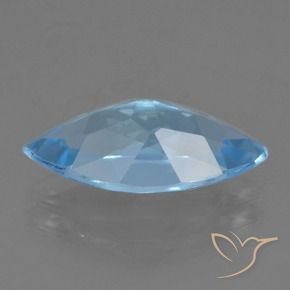 Topacio Azul Suizo natural de 3.78 ct, Marquesa, VS