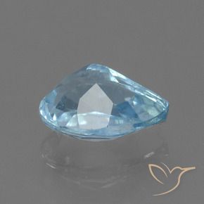 Topacio Azul Cielo natural de 1.10 ct, En forma de pera, VS