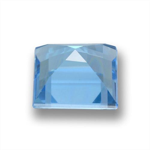 Topacio Azul Suizo natural de 1.86 ct, Cuadrado, VVS-VS