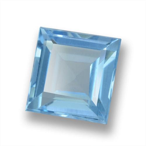 Topacio Azul Cielo natural de 2.08 ct, Cuadrado, VVS-VS