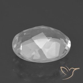 Topacio Blanco natural de 3.25 ct, Ovalada, VVS-VS