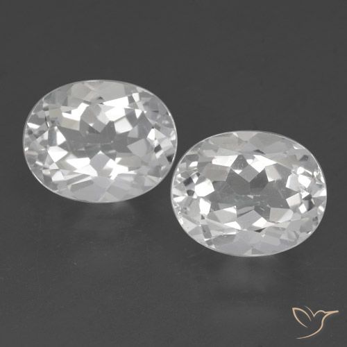 6.12ctw Natural Blanco Topacio, Ovalada, VVS-VS