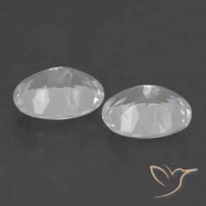 Gemas de Topacio Blanco natural de 5.79 ct, Ovalada, VVS-VS