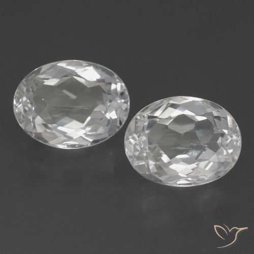 6.70ctw Natural Blanco Topacio, Ovalada, VVS-VS
