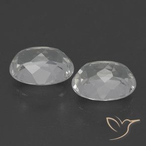 Gemas de Topacio Blanco natural de 6.70 ct, Ovalada, VVS-VS