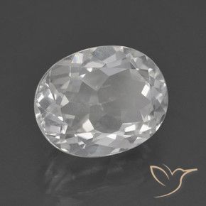 Topacio Blanco natural de 3.28 ct, Ovalada, VS