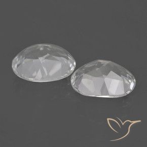 Gemas de Topacio Blanco natural de 6.08 ct, Ovalada, VVS-VS