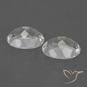 Gemas de Topacio Blanco natural de 6.39 ct, Ovalada, VVS-VS