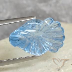 Topacio Azul Cielo natural de 5.96 ct, Elegante, Transparente