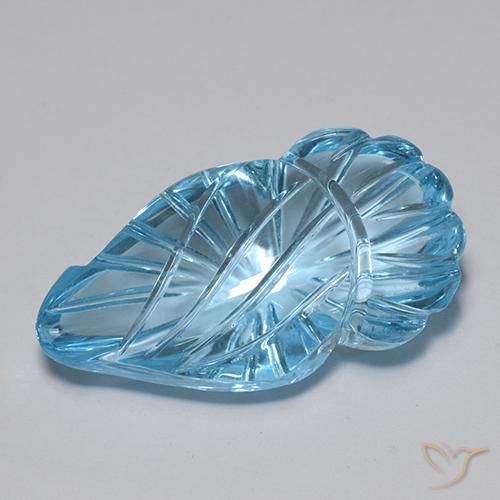 18.54ct Natural Azul Suizo Topacio, Elegante, Transparente