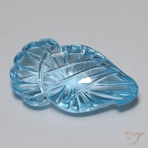 Topacio Azul Suizo natural de 18.54 ct, Elegante, Transparente