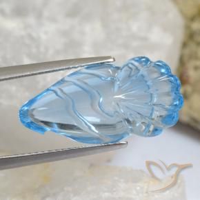 Topacio Azul Cielo natural de 14.16 ct, Elegante, Transparente
