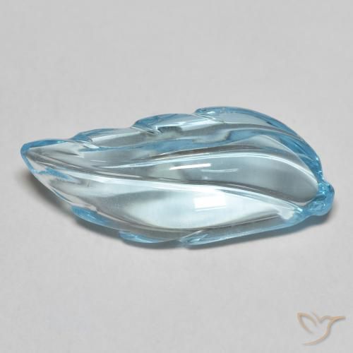 Topacio Azul Suizo natural de 8.43 ct, Elegante, Transparente