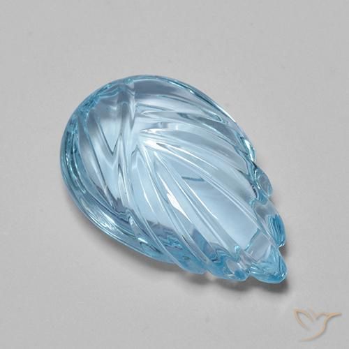 10.76ct Natural Azul Cielo Topacio, Elegante, Transparente