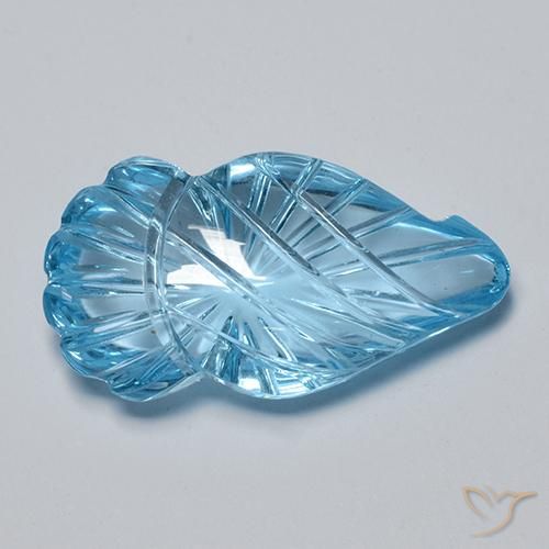 16.79ct Natural Azul Suizo Topacio, Elegante, Transparente