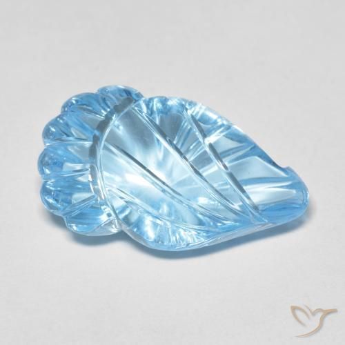 Topacio Azul Cielo natural de 12.83 ct, Elegante, Transparente