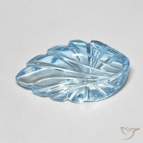24.36ct Natural Azul Suizo Topacio, Elegante, Transparente