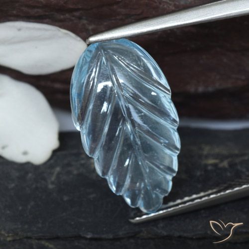 6.89ct Natural Azul Suizo Topacio, Elegante, Transparente