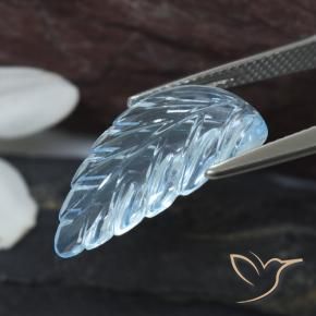 Topacio Azul Suizo natural de 6.89 ct, Elegante, Transparente