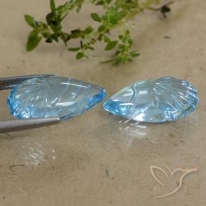 Gemas de Topacio Azul Cielo natural de 25.11 ct, Elegante, Transparente