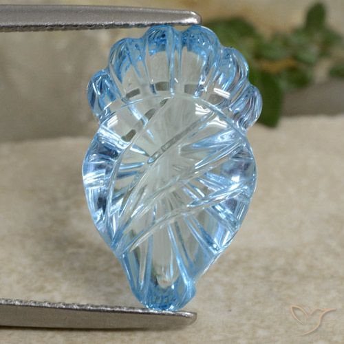 9.08ct Natural Azul Suizo Topacio, Elegante, Transparente