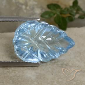 Topacio Azul Cielo natural de 8.71 ct, Elegante, Transparente
