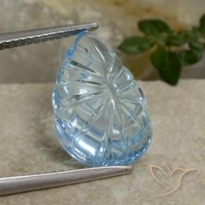 Topacio Azul Cielo natural de 8.71 ct, Elegante, Transparente