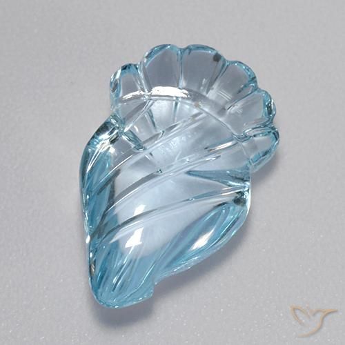 Topacio Azul Suizo natural de 5.64 ct, Elegante, Transparente
