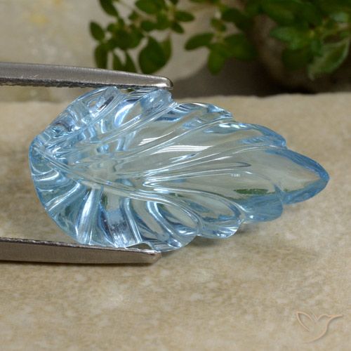 14.80ct Natural Azul Suizo Topacio, Elegante, Transparente