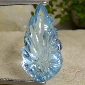 Topacio Azul Suizo natural de 14.80 ct, Elegante, Transparente
