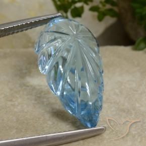 Topacio Azul Suizo natural de 14.80 ct, Elegante, Transparente