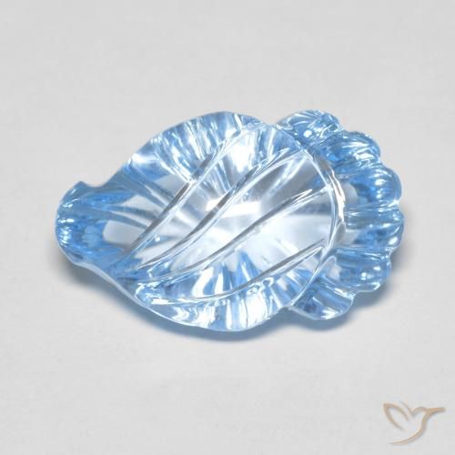 11.55ct Natural Azul Cielo Topacio, Elegante, Transparente