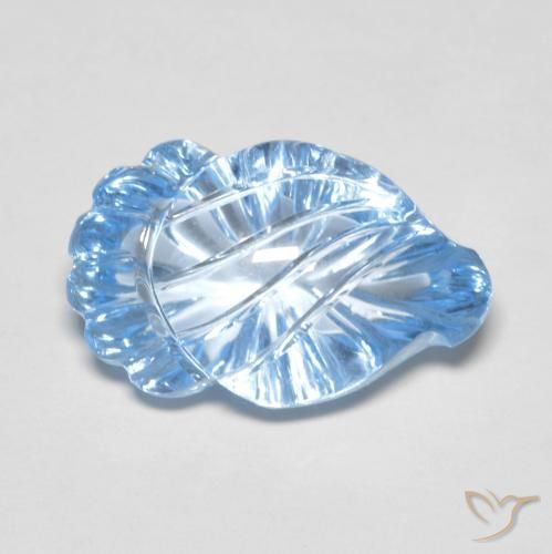Topacio Azul Cielo natural de 11.55 ct, Elegante, Transparente