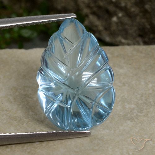 9.91ct Natural Azul Suizo Topacio, Elegante, Transparente