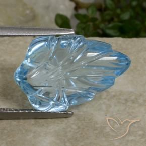 Topacio Azul Suizo natural de 8.82 ct, Elegante, Transparente