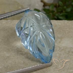 Topacio Azul Suizo natural de 8.82 ct, Elegante, Transparente