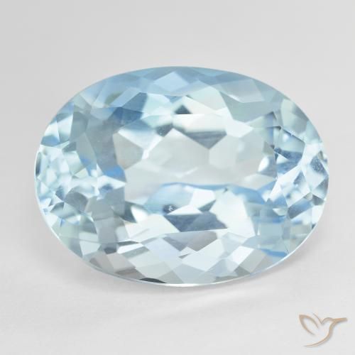 24.52ct Natural Azul Cielo Topacio, Ovalada, VVS-VS