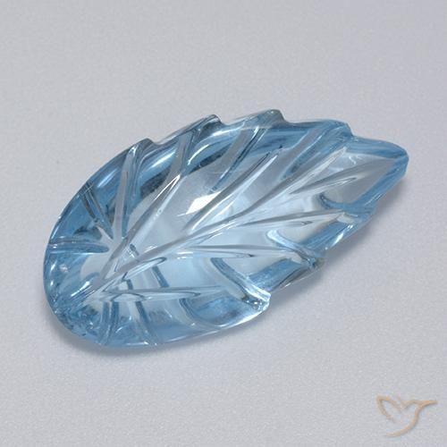 15.56ct Natural Azul Cielo Topacio, Elegante, Transparente