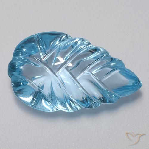 15.65ct Natural Azul Suizo Topacio, Elegante, Transparente