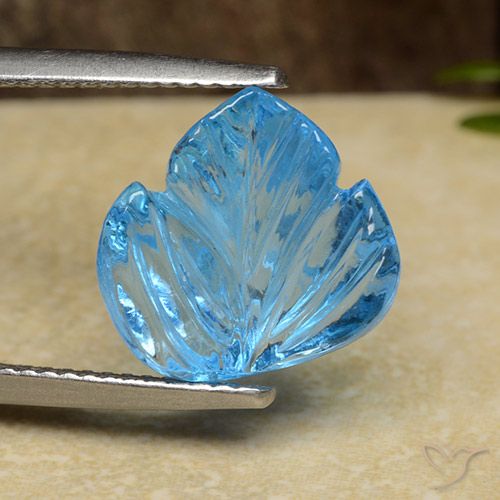 5.41ct Natural Azul Suizo Topacio, Elegante, Transparente