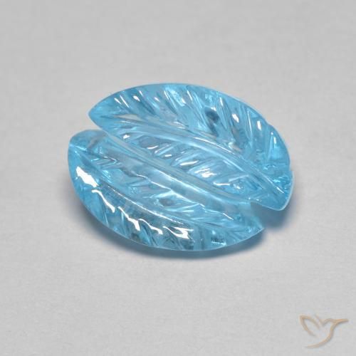 4.80ct Natural Azul Suizo Topacio, Elegante, Transparente