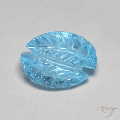 Topacio Azul Suizo natural de 4.80 ct, Elegante, Transparente