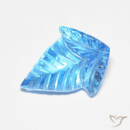 6.93ct Natural Azul Suizo Topacio, Elegante, Transparente