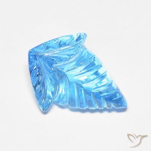 Topacio Azul Suizo natural de 6.93 ct, Elegante, Transparente