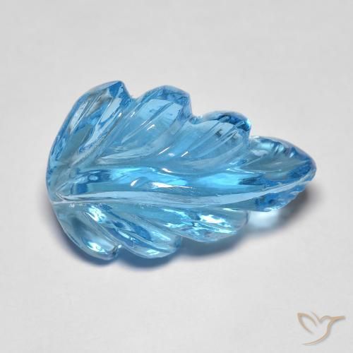 10.05ct Natural Azul Suizo Topacio, Elegante, Transparente
