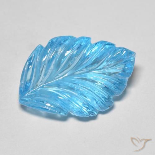 13.67ct Natural Azul Suizo Topacio, Elegante, Transparente