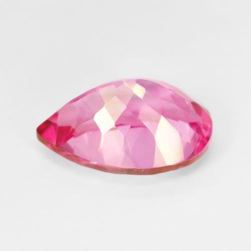 Topacio Rosado intenso natural de 7.23 ct, En forma de pera, VVS-VS